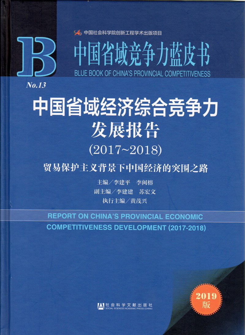 美女骚无遮挡网站中国省域经济综合竞争力发展报告（2017-2018）